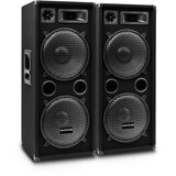 Auna Pro PW-2522 mkii, par pasivnih pa zvočnikov, 15" subwoofer, 750 w rms Cene