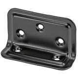 STABILIT Kotnik za regal (Do x Š x V: 40 x 25 x 70 mm, Črne barve) | Shoptok.si