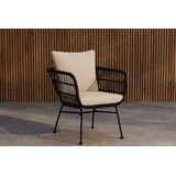 Venture Home Isola vrtna stolica s rukohvatima, crna | shoptok.hr