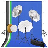  Fotografska oprema: svjetla, kišobrani, pozadina i reflektor Crna | shoptok.hr