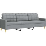 vidaXL 2-dijelni set sofa s jastucima svjetlosivi od tkanine | shoptok.hr