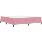  Postelja z vzmetnico z vzmetnico Roza 180 x 200 cm blago, (5000123506) | Shoptok.si