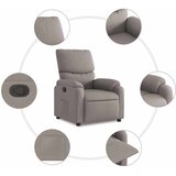 Naslonjač od tkanine smeđesivi | shoptok.hr