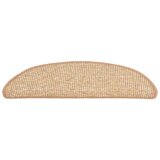  Samoljepljivi otirači za stepenice 15kom 56x17x3cm svjetlosmeđi | shoptok.hr