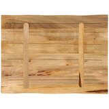 Stolna ploča sa živi rub 80x60x2,5 cm masivno grubo drvo manga | shoptok.hr