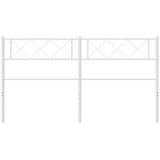  Metalno zamjensko uzglavlje bijelo 135 cm | shoptok.hr
