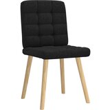  Blagovaonske stolice 6 kom crne od tkanine | shoptok.hr