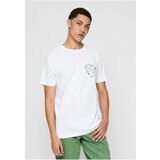 Mister Tee White Burning Hearts T-shirt | Shoptok.si