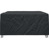 vidaXL Prevleka za zunanje pohištvo Črna 250 x 210 x 70 cm 210D | Shoptok.si