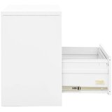  Ormarić za spise bijeli 90 x 46 x 72,5 cm čelični | shoptok.hr