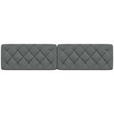 vidaXL Vzglavna stranica temno siva 200 cm blago | Shoptok.si