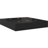  Okvir kreveta za pohranu Crni hrast 200x200 cm | shoptok.hr