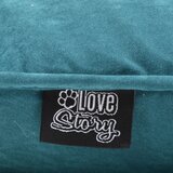 Love Story modrozelena postelja za pse 46x61 cm | Shoptok.si