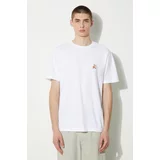 MAISON KITSUNÉ Pamučna majica Speedy Fox Patch Comfort Tee Shirt za muškarce, boja: bijela, s aplikacijom, MM00125KJ0008