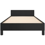  Posteljni okvir z vzglavjem črn 100x200 cm umetno usnje, (20788135) | Shoptok.si