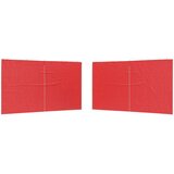  Stranska stena zabavnega šotora 2 pcs Rdeča 400 x 195 cm, (5000218881) | Shoptok.si