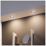 Eglo Set vgradnih LED svetilk Pineda (6 W, Do x Š x V: 8,4 x 8,4 x 4 cm, Nikelj mat barve, 3 kos, Topla bela) | Shoptok.si