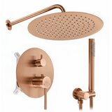 Rea Komplet za tuširanje za vgradnjo Foss Clif Brush Copper + BOX | Shoptok.si