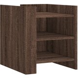 Furnova Nočna omarica rjavi hrast 45x50x50 cm inženirski les, (21926900) | Shoptok.si