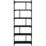 Police za knjige Crni hrast 76 x 32 x 192 cm Konstruirano drvo | Eponuda.com