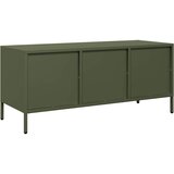  TV ormarić maslinastozeleni 101,5 x 39 x 43,5 cm čelični Zelena | shoptok.hr