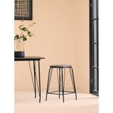 Premier Housewares Črn/rjav stolček iz masivnega bresta District – | Shoptok.si