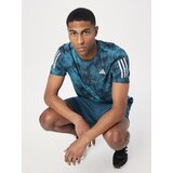 Adidas Funkcionalna majica 'Own the Run' petrol / črna / bela | Shoptok.si