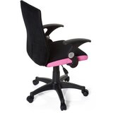 MID.YOU Mladinski Vrtljiv Stol Kiddy Pro Al, Črna, Roza | Shoptok.si