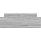 vidaXL Posteljni okvir z vzglavjem in vznožjem siva sonoma 140x200 cm | Shoptok.si