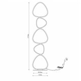  solea 23 podna lampa 48W 3000/4000/6000K bela | ePonuda.com