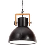  Industrijska viseća svjetiljka 25 W crna okrugla 40 cm E27 | shoptok.hr