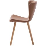 Unique Furniture Konjak smeđa blagovaonska stolica od umjetne kože Teslin – | shoptok.hr