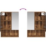  Kupaonski ormar s ogledalom Staro drvo 50 x 14,5 x 70 cm | shoptok.hr