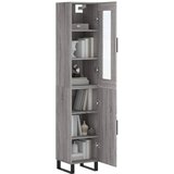  Visoka komoda siva sonome 34,5x34x180 cm od konstruiranog drva | shoptok.hr