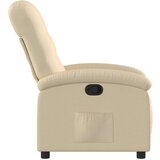 vidaXL Naslonjač krem tkanina | shoptok.hr