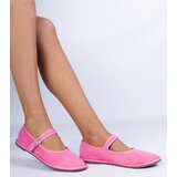 Gemre Meremi Pink Women's Ballet Flats with Strap | shoptok.hr