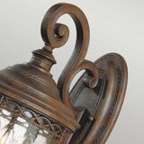 Elstead Lighting Elstead English Bridle 3-lučna zunanja srednja stenska svetilka, britanska bronasta, IP44, E14, (22100023) | Shoptok.si
