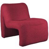 Leitmotiv Rdeč/bordo rdeč fotelj iz tkanine bouclé Fuerza – | Shoptok.si
