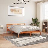 Maison Chic Posteljni okvir - Dvoposteljna postelja - Zakonska postelja brez vzmetnice voščeno rjav 160x200 cm borovina-J4719, (21765265) | Shoptok.si