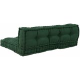  Jastučić za paletni kauč 2 pcs Zelena 120 x 80 x 38 cm Tkanina | shoptok.hr