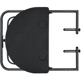 Viseći balkonski stol crni 60 x 64 x 83,5 cm plastični | shoptok.hr