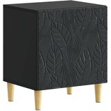 vidaXL Nočna omarica Črna 43 x 34,5 x 50 cm Inženirski les, (5000247497) | Shoptok.si