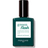 Manucurist green flash gel lak za nohte nude & rose - milky white Cene