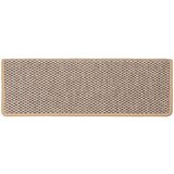vidaXL Samolepilne preproge za stopnice sisal 15 kosov 65x25 cm bež | Shoptok.si