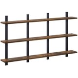  Zidna polica Dimljeni hrast 102 x 13.5 x 58 cm | shoptok.hr