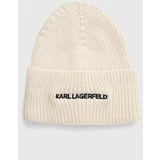 Karl Lagerfeld Kapa bež barva
