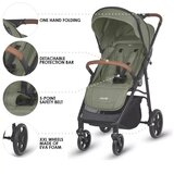 Coccolle Športni voziček Finley Moss zelena | Shoptok.si