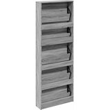 Ormarić za cipele s ogledalom 5razine boja hrasta 63x17x169,5cm | Eponuda.ba