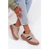 EVENTO Suede Women's Sneakers On Platform Beige Elivienne | shoptok.hr