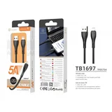 Techancy USB A- Lightning iPhone kabel 5A 1.2 m